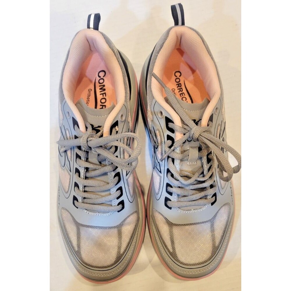 GRAVITY DEFYER G-Defy Ion Athletic Shoes Womens SZ 8 Grey Pink Sneaker Orthotics - Picture 3 of 7